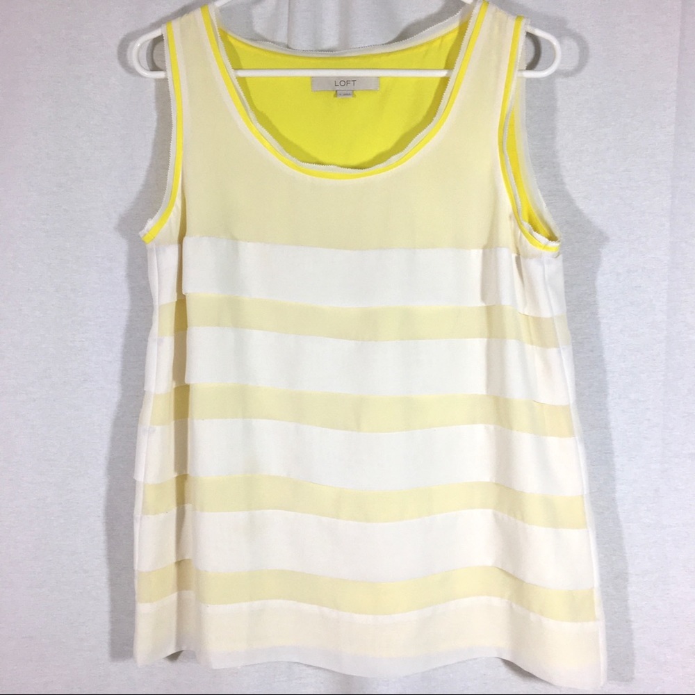 Loft Sheer Sleeveless Tank Top